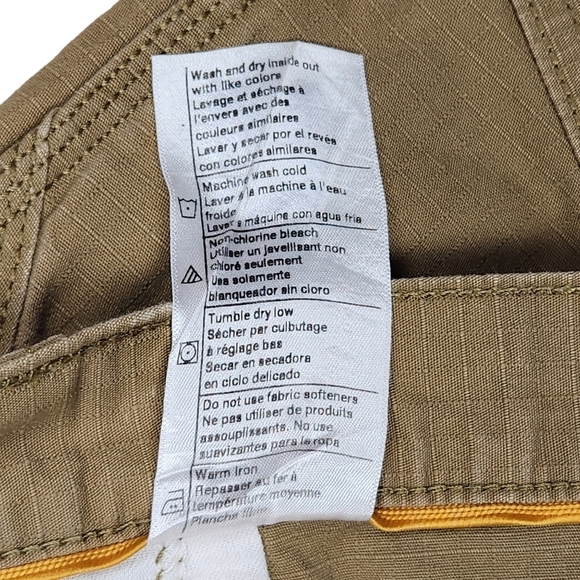 Carhartt Force Relaxed Fit Khaki Tan Cargo Pants Ripstop Men's Size 42x30 - Picture 9 of 10